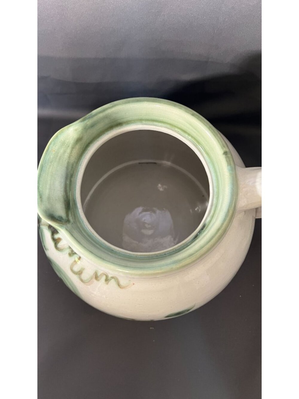 John B. Taylor Handcrafted Pottery Pitcher/Bean Pot With Lid – Harvest Theme - Picture 8 of 12